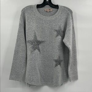 Philosophy Gray Star Sweater